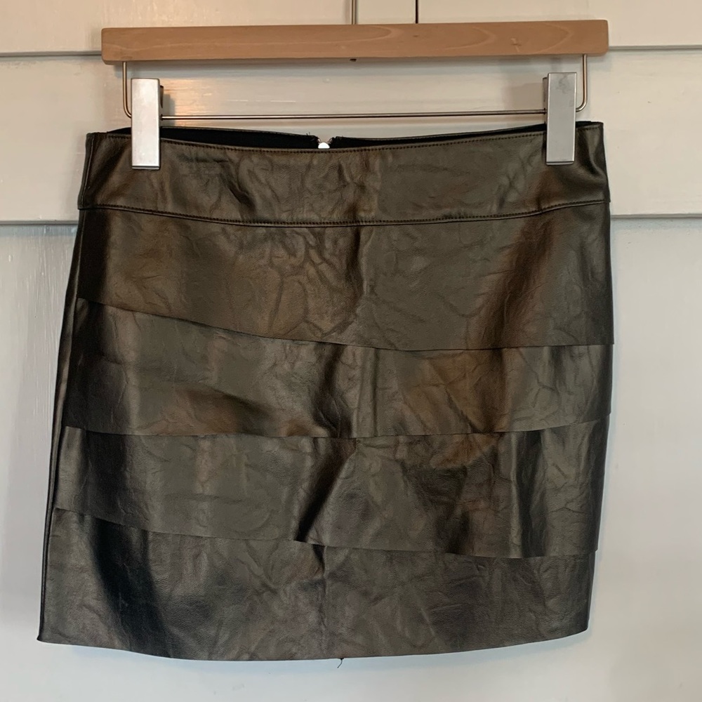 Metallic Bronze Skirt
